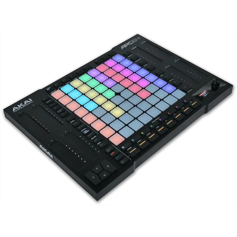 Contrôleur AKAI PROFESSIONAL - APC64 Pour Ableton - Contrôleur Ableton 8x8 pads, 8 bandes tactiles, CV/Gate