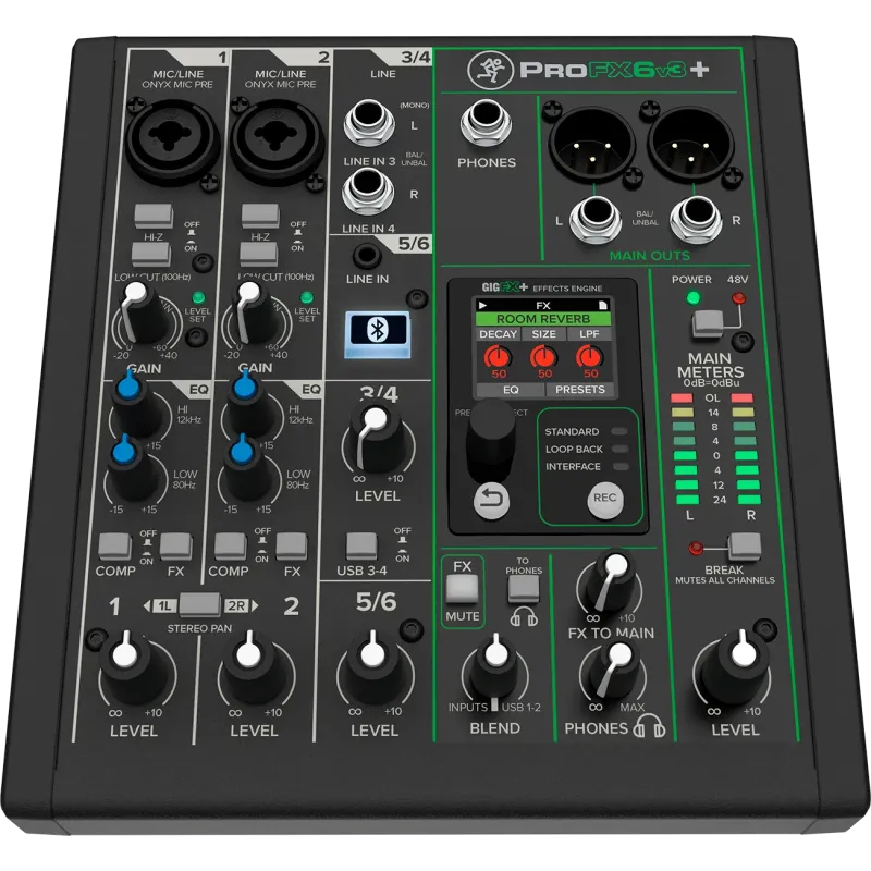 Console de Mixage Mackie PROFX6V3+