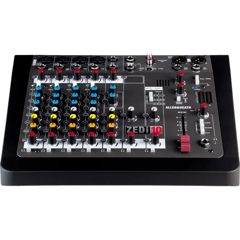 Table de mixage ALLEN & HEATH - ZEDI-10 GSPre - 4 in mono, 2 stéréo, USB