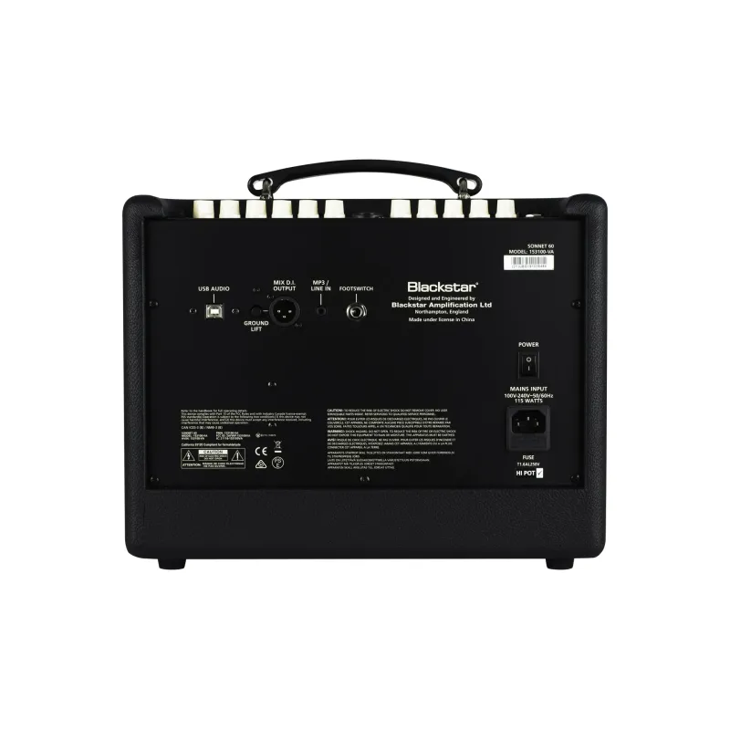 Ampli Acoustique BLACKSTAR SONNET 60 Black