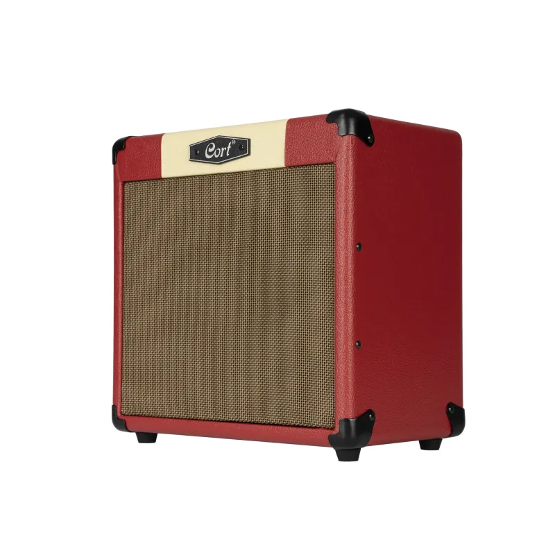 AMPLI GUITARE CORT CM15RDR 15W REVERB ROUGE