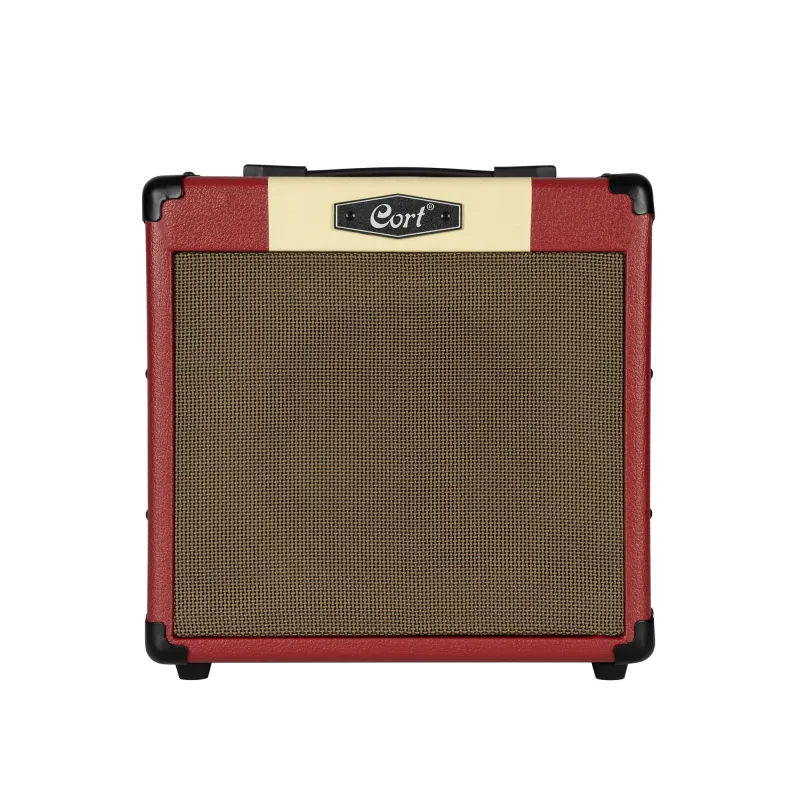 Ampli guitare CORT CM15RDR 15W Reverb rouge