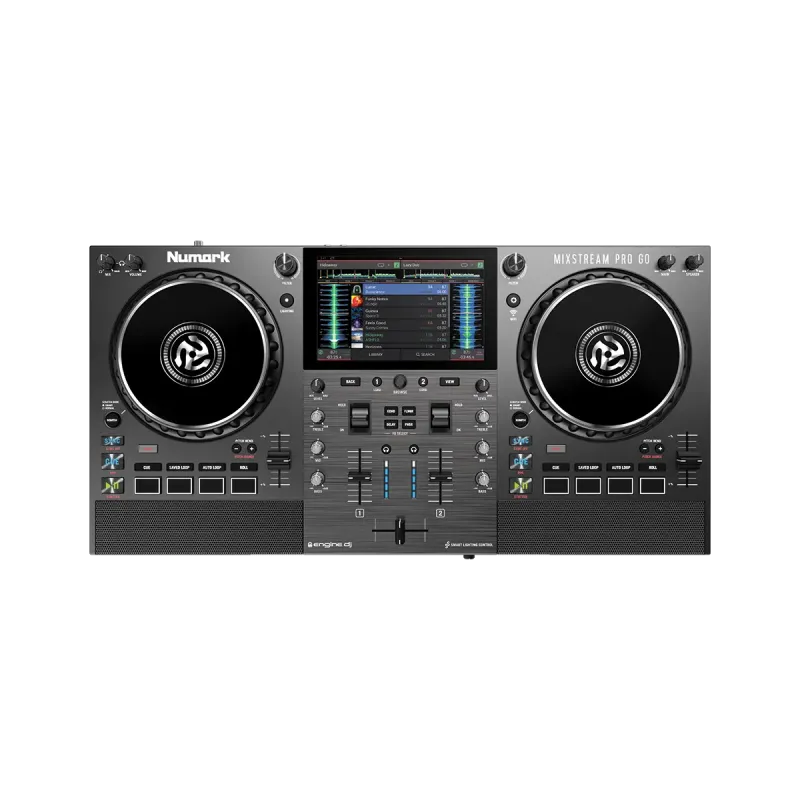 NUMARK - DNU MIXSTREAM-PRO-GO -2 voies autonomes, streaming WiFi, HP, batterie 

2 voies autonomes, streaming WiFi, HP, batterie