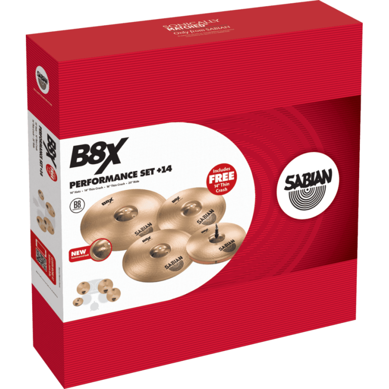 PACK Cymbales SABIAN B8X 45003XG