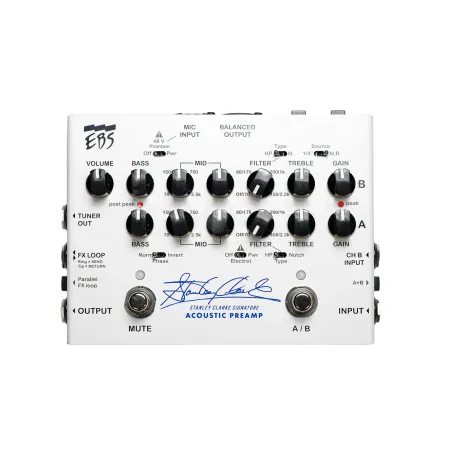 EBS - STANLEY-PREAMP Stanley Clarke préampli acoustique - 2 canaux