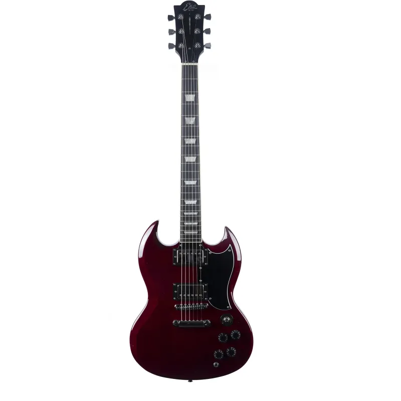 Guitare électrique EKO - DV300 - Type SG vintage - Red