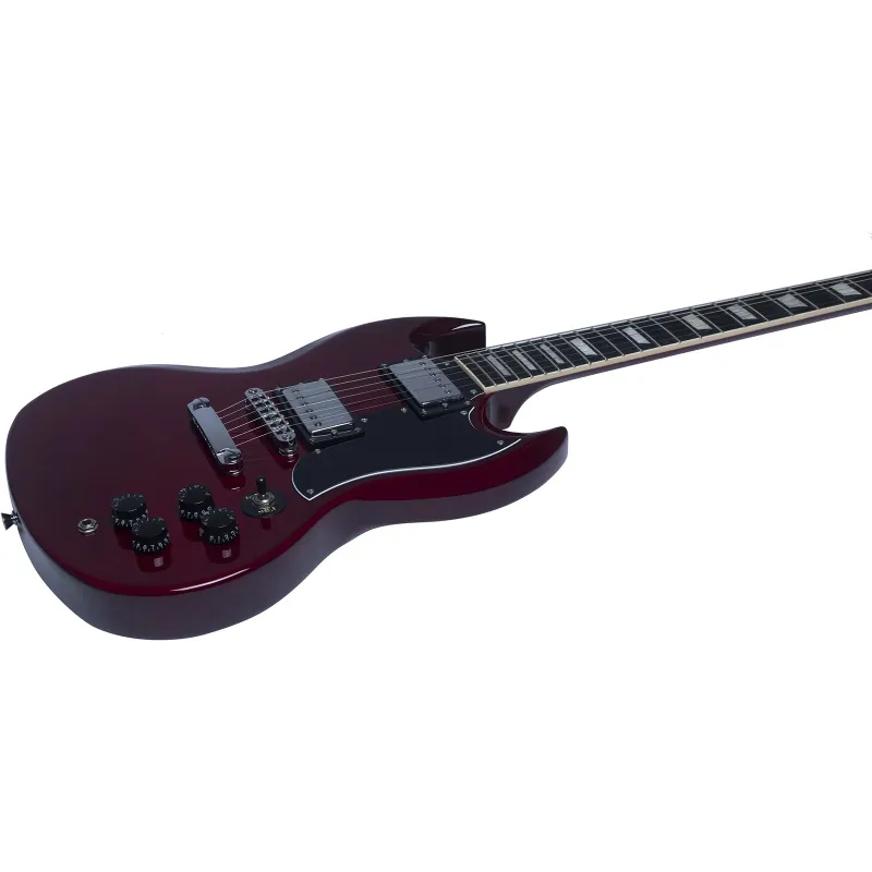 Guitare électrique EKO - DV300 - Type SG vintage - Red