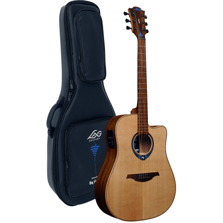 Guitare Folk Lâg Smart Guitar Hyvibe THV10DCE-LB