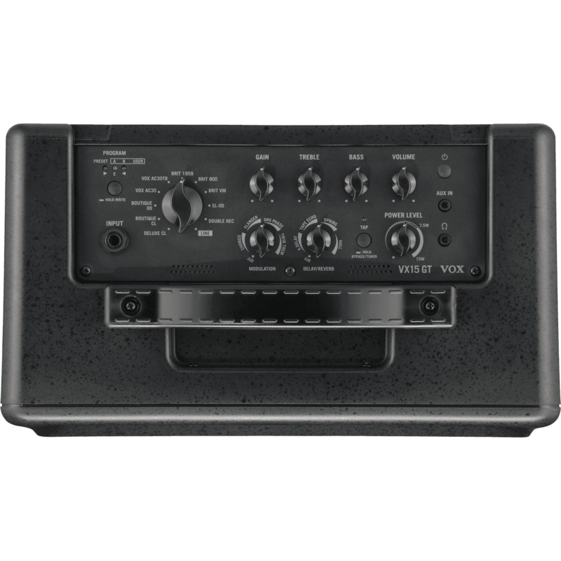 Ampli Vox Transistor à Modélisation VX15-GT